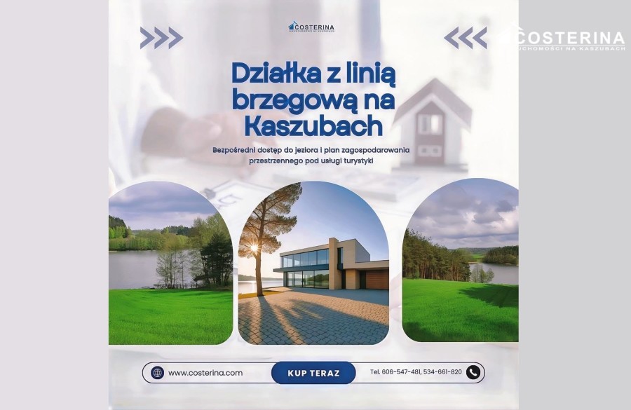 kartuski, Stężyca, Łączyno, Działka na sprzedaż