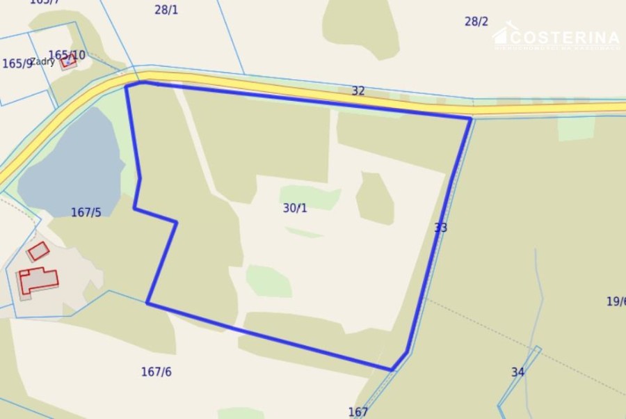 bytowski, Miastko, Zadry, Działka na sprzedaż