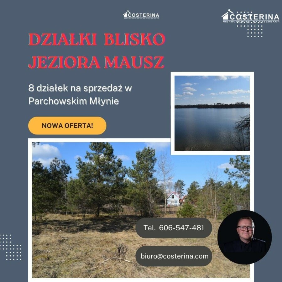 bytowski, Parchowo, Parchowo, Działka na sprzedaż